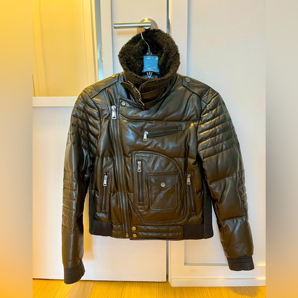 NWOT!!! POLO by RALPH LAUREN - WOMENS LEATHER JACKET Color BLACK Sz Small - Picture 3 of 6